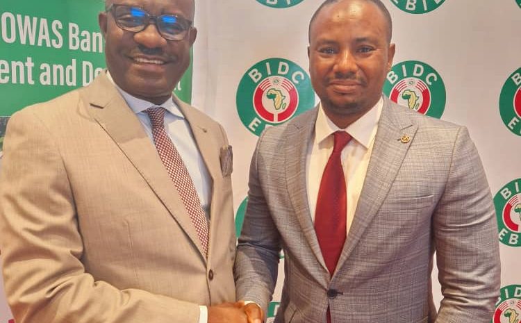 Salifu Abubakar Godmar Meets Dr. George Agyekum Donkor, President and Chairman of ECOWAS Bank of Investment and Development